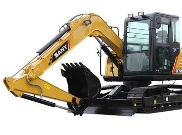 Sany SY75C 7,28 tonnás gumiláncos kotrógép 2