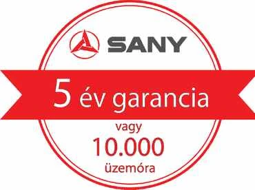 Sany SY135C 15 tonnás lánctalpas kotrógép 14