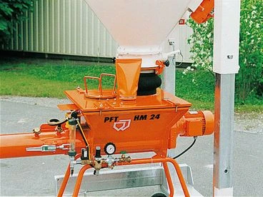 PFT LOTUS HM 24 kompakt keverőgép  gyári szárazhabarcs megkeverésére alkalmas 2