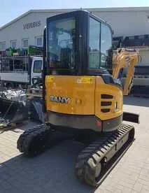 SANY SY26U 2,8 tonnás gumiláncos minikotró 9