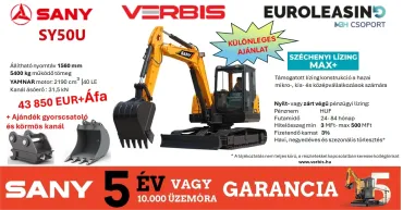 Akciós slide SANY SY50U