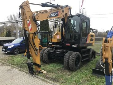 Sany SY155W 14,5 tonnás gumikerekes kotrógép 7