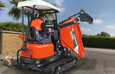 Nagy teherbírású C200 minidömper 2