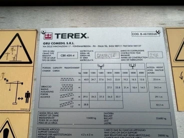 Használt Terex CBR 40H-4 önépítő toronydaru 5