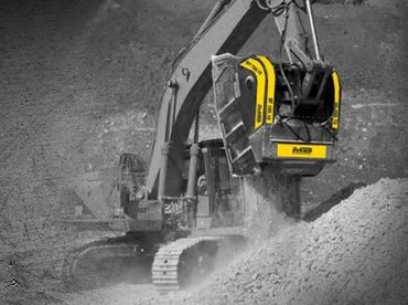 MB törőkanalak kotrógépre pofás törőkanál