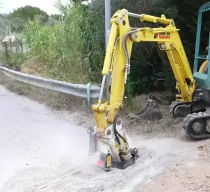 Simex felületmarók hidraulikus adapter kotrógépre szerelhető felületmaró 15