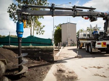 Auger Torque 3000TC, 5500TC, 7000TC teherautó darujára ajánlott hidraulikus talajfúró adapter 2