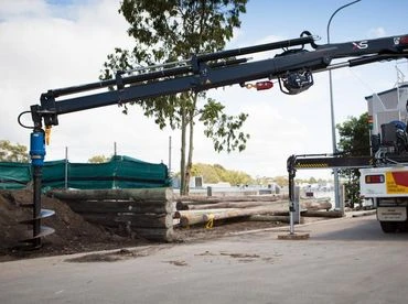 Auger Torque 3000TC, 5500TC, 7000TC teherautó darujára ajánlott hidraulikus talajfúró adapter 3