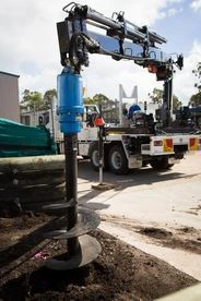 Auger Torque 3000TC, 5500TC, 7000TC teherautó darujára ajánlott hidraulikus talajfúró adapter 5