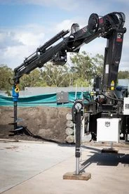 Auger Torque 3000TC, 5500TC, 7000TC teherautó darujára ajánlott hidraulikus talajfúró adapter 7