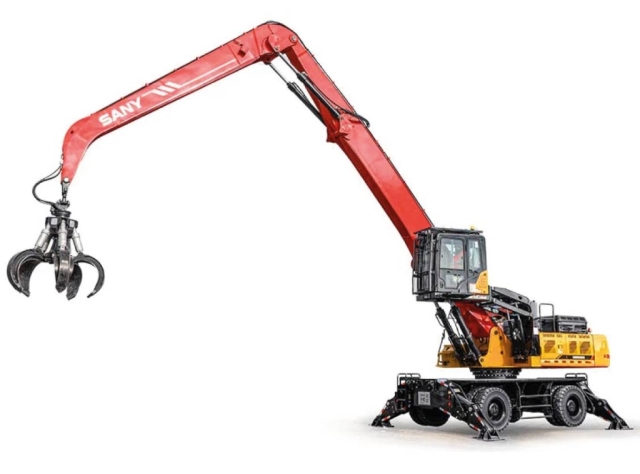 SANY gumikerekes átrakógép