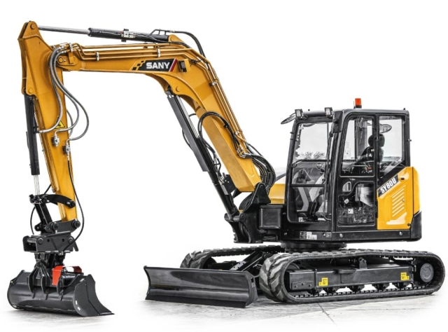 SANY gumiláncos midikotrók